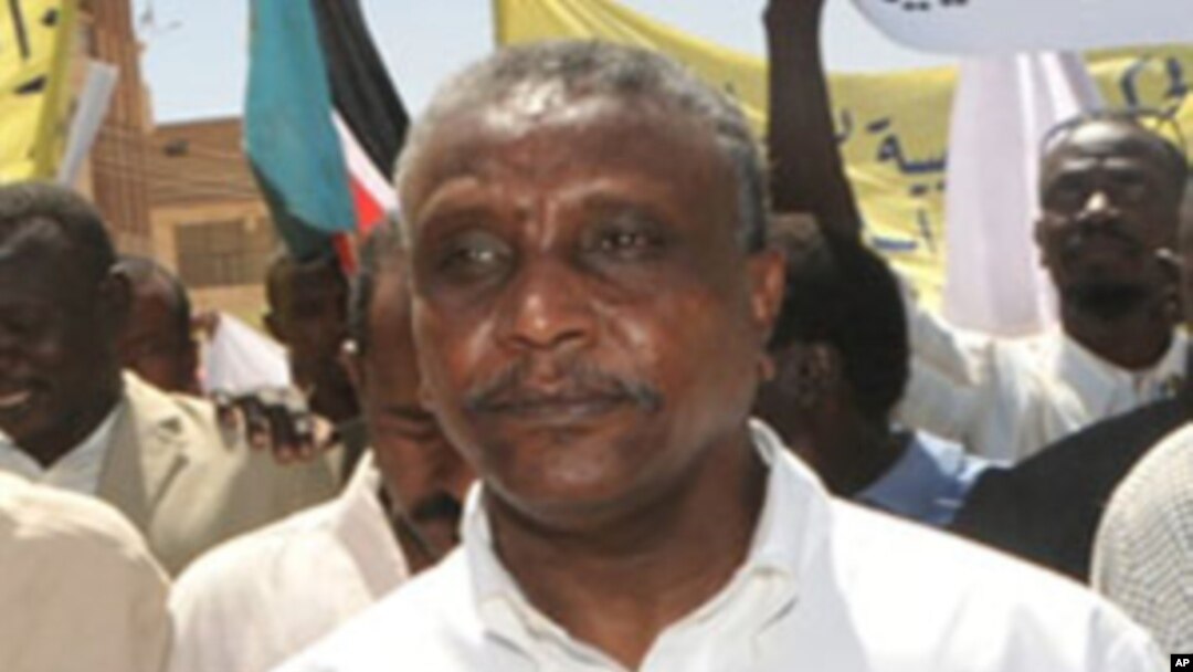 File Photo of Yasir Arman, Secretary General of the SPLM's northern sector