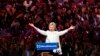 Democratic presidential candidate Hillary Clinton speaks during a presidential primary election night rally, June 7, 2016, in New York.