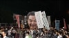 香港學聯四千人抗命遊行夜圍禮賓府