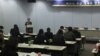 18일 연세대 김대중 도서관에서 열린 학술회의 '북한의 최근 정세와 한반도 통일담론'에서 임병철 통일부 정세분석국장이 강의하고 있다.