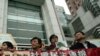 香港人士示威 响应中国茉莉花革命呼吁