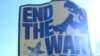 Speakers at the anti-war rally called for new mass movement