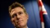 Australia's Attorney General Christian Porter addresses the media in Perth, Australia, March 3, 2021.