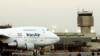 FILE - A Boeing 747 of Iran's national airline is seen at Mehrabad International Airport in Tehran, June 2003.