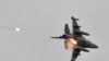 台灣空軍飛行員駕駛美製F-16V戰機參加年度漢光軍演。 （2021年7月16日）