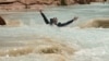 National parks traveler Mikah Meyer enjoys a bumpy float down the Colorado River during his visit to the Grand Canyon, in Arizona.