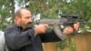 A Syrian rebel fighter