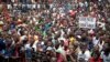 Supporters of the opposition Coalition for Reforms and Democracy or Cord attend a rally at Uhuru Park in Nairobi, Kenya, July 7, 2014. 