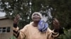 Mary Italo grieves for her son Thomas Abayo Italo, 33, who was killed in the Westgate Mall attack, as she waits to receive his body at the mortuary in Nairobi, Kenya, Sept. 25, 2013. 