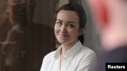 Журналістка Алсу Курмашева на засіданні суду в Казані, 1 квітня 2024р. REUTERS/Alexey Nasyrov