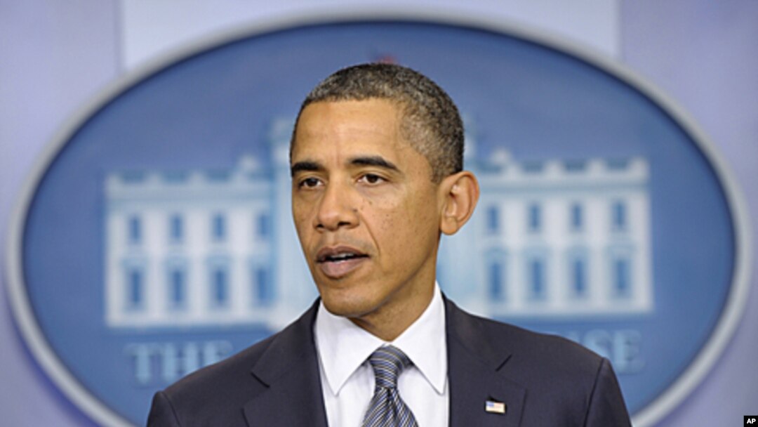 President Barack Obama speaks in the briefing room of the White House in Washington to address the status of U.S. forces in Iraq, October 21, 2011.