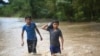 Gjatë një uragani në Guatemala