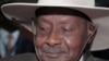 FILE - Uganda's President Yoweri Museveni arrives for the opening of the 33rd Ordinary Session of the Assembly of the Heads of State and the Government of the African Union (AU) in Addis Ababa, Ethiopia, Feb. 9, 2020.