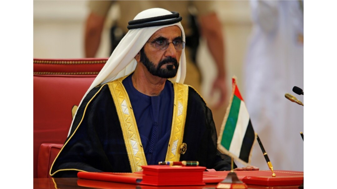 FILE - United Arab Emirates Prime Minister, Mohammed bin Rashid al-Maktoum, attends a summit in Manama, Bahrain, Dec. 6, 2016.
