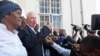 Roy Bennett addresses the media outside the High Court in Harare, May, 10, 2010. 