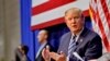 Republican presidential candidate Donald Trump speaks during a town hall meeting at the Ben Johnson Arena on the Wofford College campus, Nov. 20, 2015, in Spartanburg, S.C.