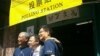 占領中環運動三位發起人在全民投票最後一天（佔中秘書處圖片 ）