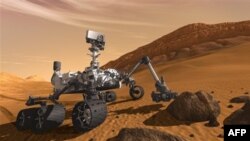 Shu paytgacha Marsga faqat robotlar uchirilgan (rassom chizgan surat).