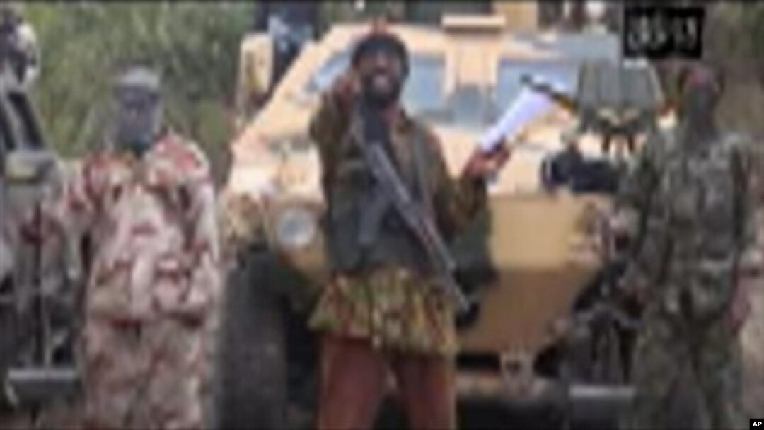 Imam Abubakar Shekau, shugaban kungiyar Boko-Haram, 5 Mayu 2014.