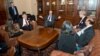 Muslim-Jewish Advisory Council members meet with U.S. Democratic Senate Minority Leader Chuck Schumer in Washington, Feb. 1, 2017.