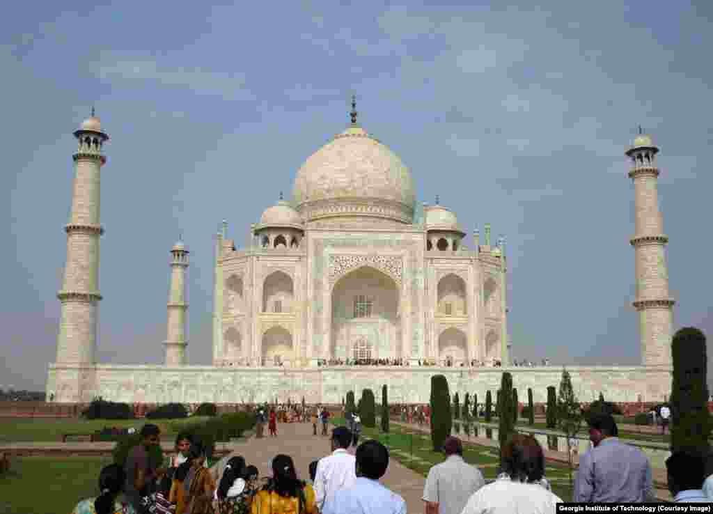 The Taj Mahal attracts millions of visitors each year. Researchers have determined how particulates in the air are discoloring the landmark. 